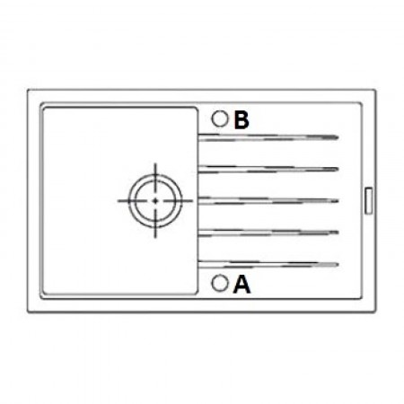 Кухонная мойка Fabiano Classic 78x50 Beige A-24